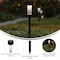 Flash Furniture Hartford Black LED Solar Lights, Weather Resistant Outdoor Solar Powered Lights, 12PK DN-SL104-12-BK-GG - alternate 7
